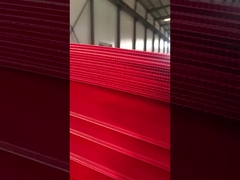 Plaque creuse en plastique