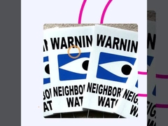 panneau publicitaire en plastique