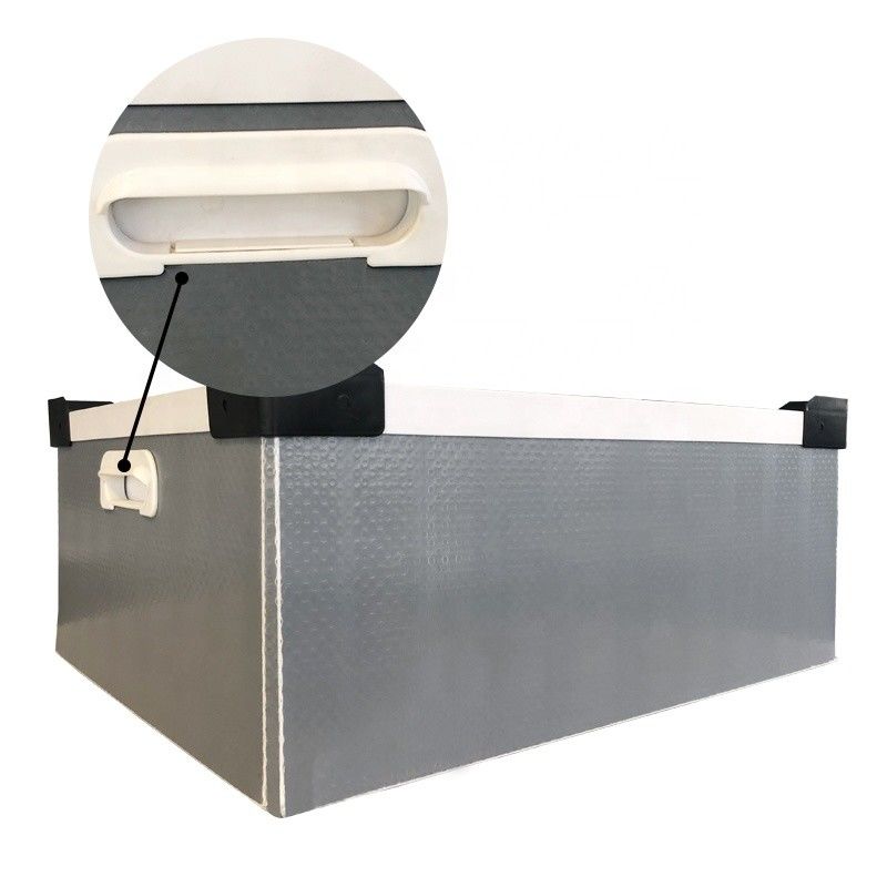 300kg bleu chargeant la boîte à palette en plastique pliante de Coreflute de boîte en plastique de surbau