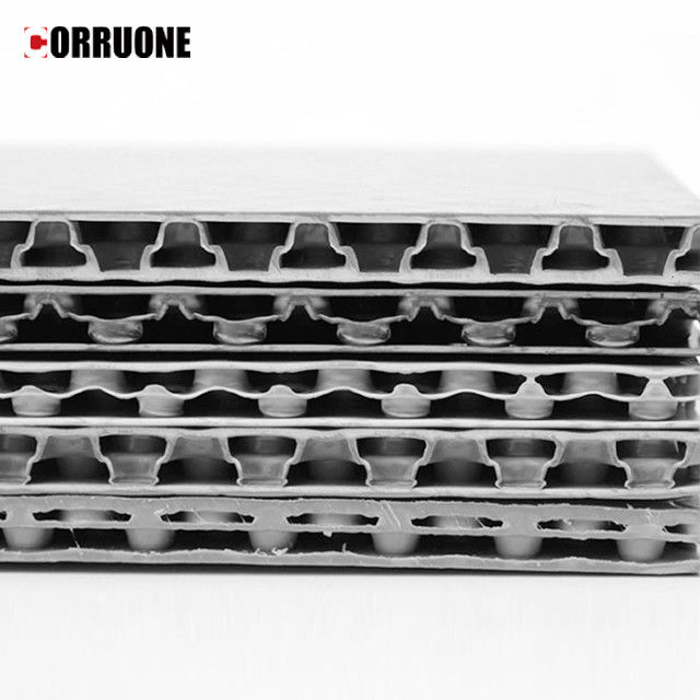 feuilles blanches de Correx de conseil de plastique ondulé 10mm blanc de 9mm 4mm