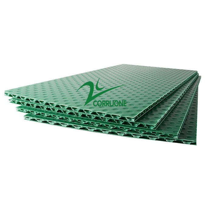 feuilles blanches de Correx de conseil de plastique ondulé 10mm blanc de 9mm 4mm