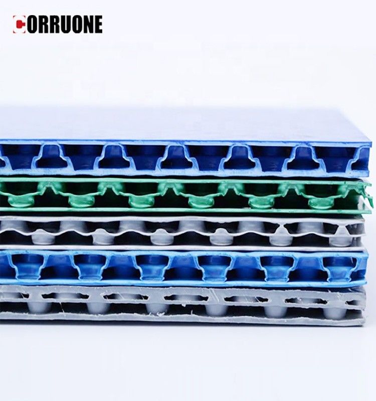2mm 3mm 4mm 5mm 6mm 7mm pp ont ridé des panneaux de polypropylène de feuille