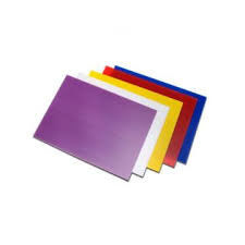 Rouge bleu réutilisé a ridé les feuilles en plastique 10mm pp en carton ondulé
