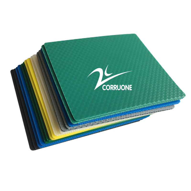 Le conseil jaune de Coroplast 5mm 6mm 8mm a ridé les feuilles en plastique 4x8