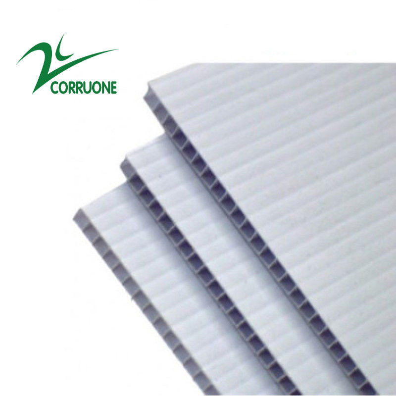 10mm 12mm Feuilles de Corflute Blanc Feuilles de protection de sol Correx