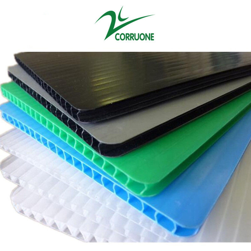 10mm 12mm Feuilles de Corflute Blanc Feuilles de protection de sol Correx