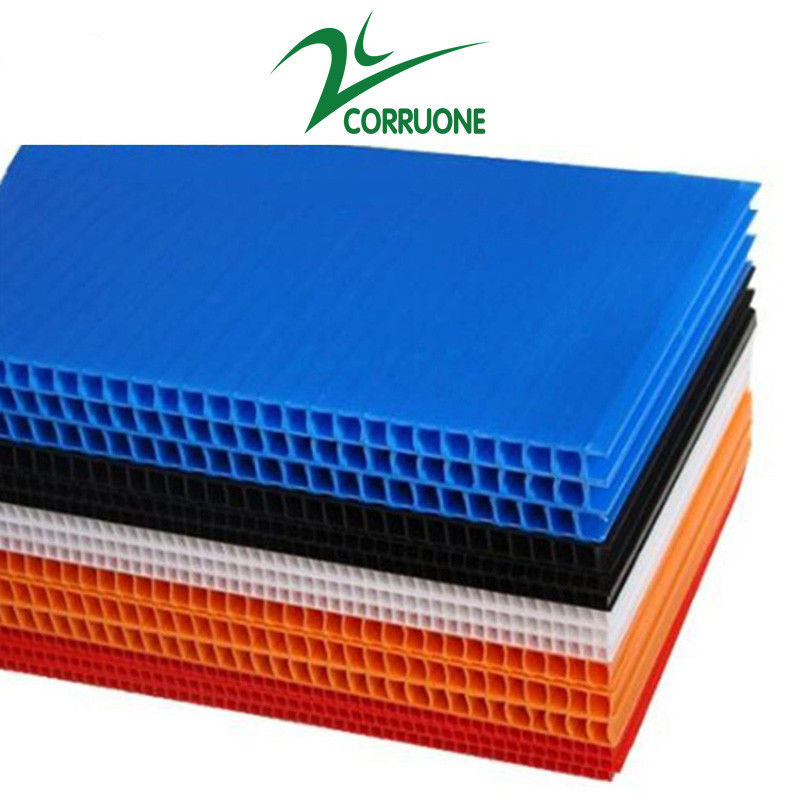 les blancs de signe de 4mm 5mm 4x8 Coroplast ont réutilisé les feuilles en plastique ondulées