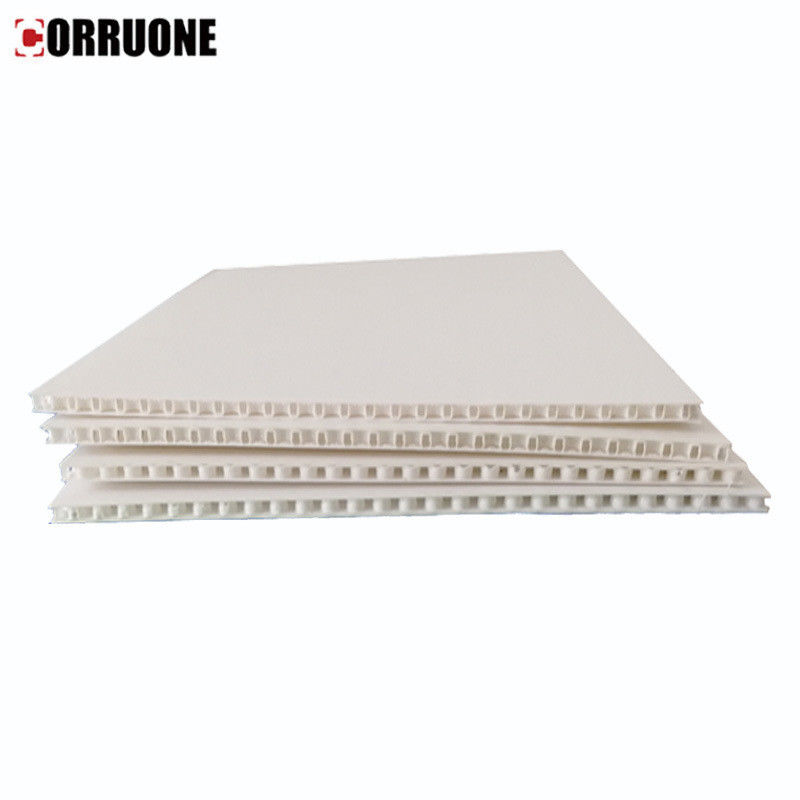 feuille blanche de Corflute de protection de plancher de 6mm 12mm Correx ignifuge