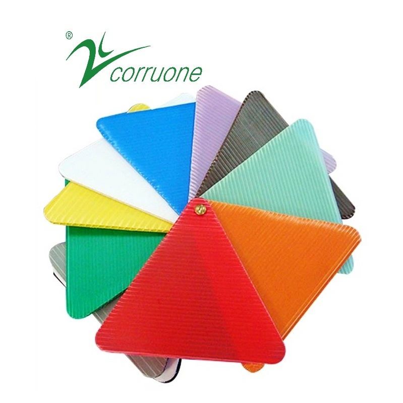 Cartonplast a ridé le panneau en plastique en plastique des panneaux 4x8 Corruone pp réutilisé