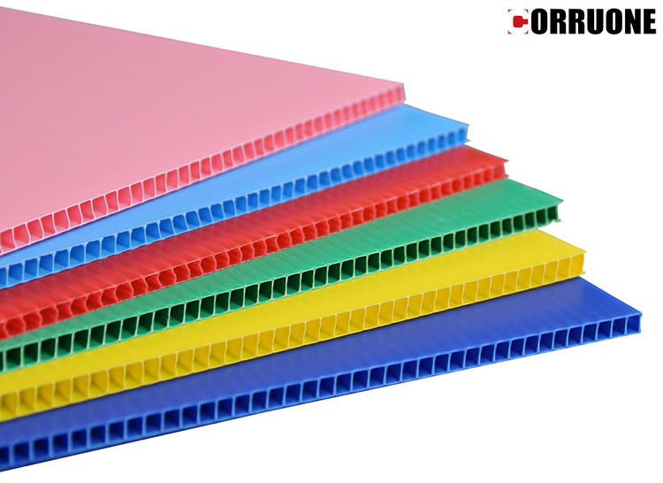 La feuille Correx de pp 3mm Corflute a ridé les feuilles en plastique de protection de plancher
