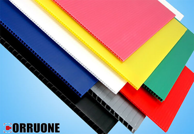 La feuille Correx de pp 3mm Corflute a ridé les feuilles en plastique de protection de plancher