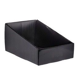 1.5mm-30mm pp a ridé vert-bleu blanc de boîtes de conditionnement en plastique