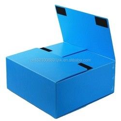 1.5mm-30mm pp a ridé vert-bleu blanc de boîtes de conditionnement en plastique