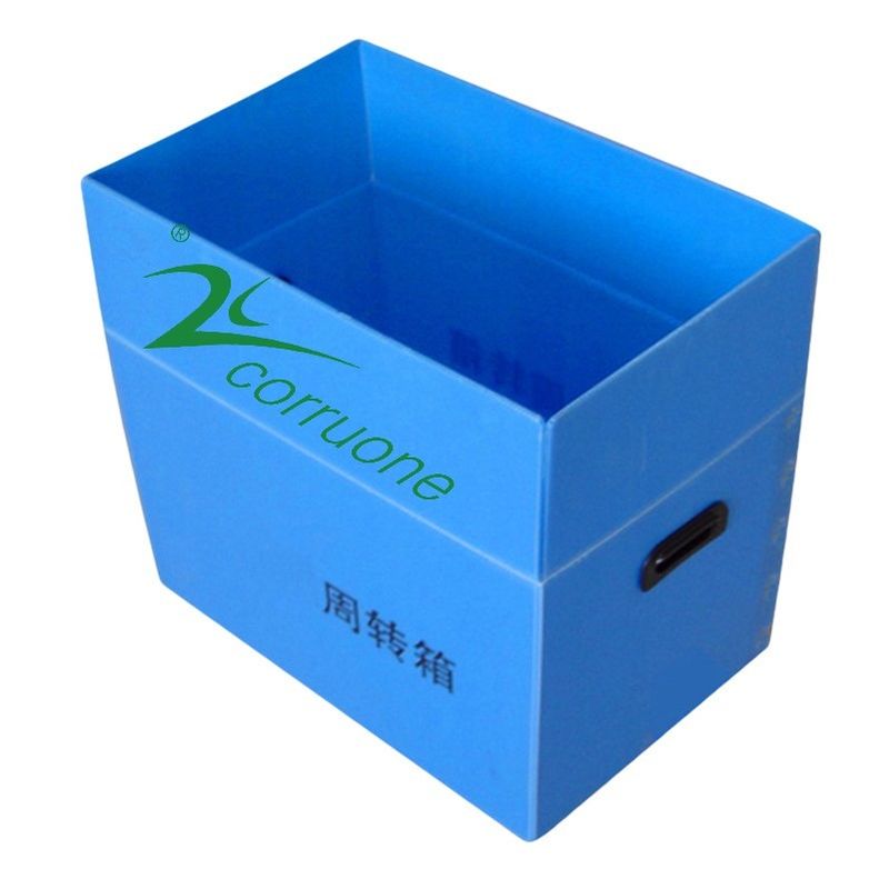 Correx imperméable pp a ridé les boîtes de rangement épaisses de la boîte 12mm Corflute