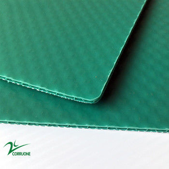 Feuilles en plastique vertes du carton 4x8 des feuilles 5mm de Coroplast 4 x 8
