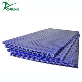 Feuilles en plastique vertes du carton 4x8 des feuilles 5mm de Coroplast 4 x 8