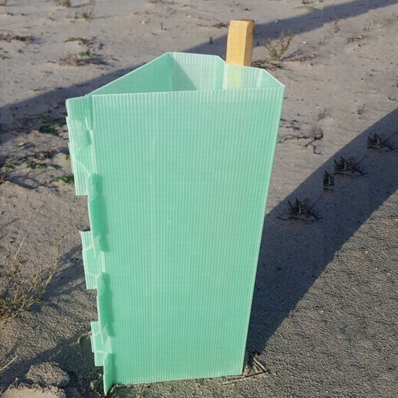 Pp ont ridé les protecteurs en plastique de tronc de Corflute Plastic Tree de garde d'arbre