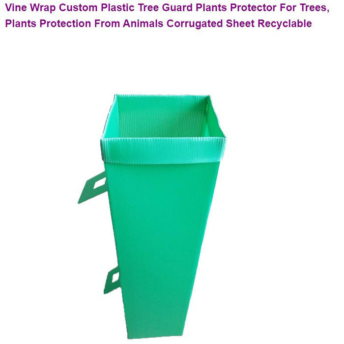 Des protecteurs d'arbres en plastique ondulé en rouleau ondulé en polypropylène de Corruone
