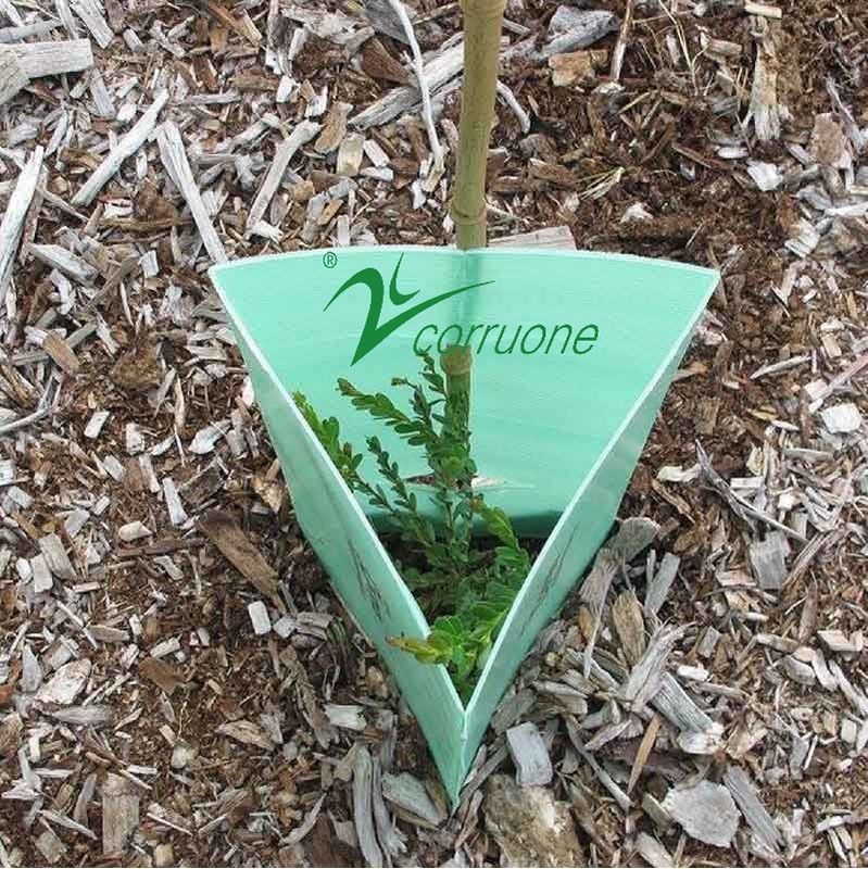 Garde ondulée Tubes d'arbre des protecteurs pp d'arbre de Corflute Plantra