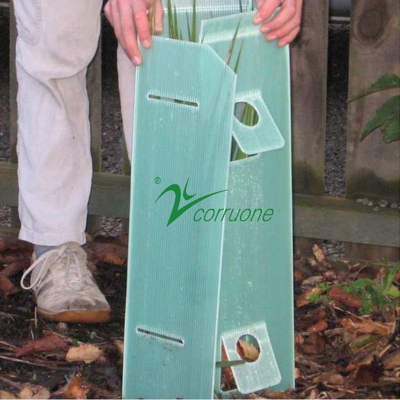 Eco pp a ridé la garde de plastique d'arbre que Green Corflute Guards imperméabilisent